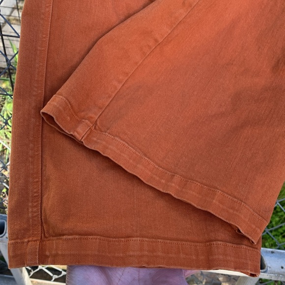 Whimsy + Row Flora Pant In Orange Wide Leg - Picture 5 of 16